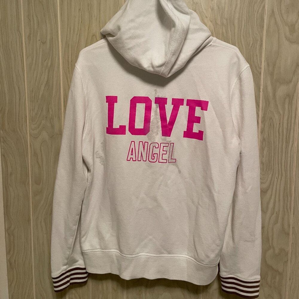 VICTORIA SECRET LOVE ANGEL ZIP UP HOODIE